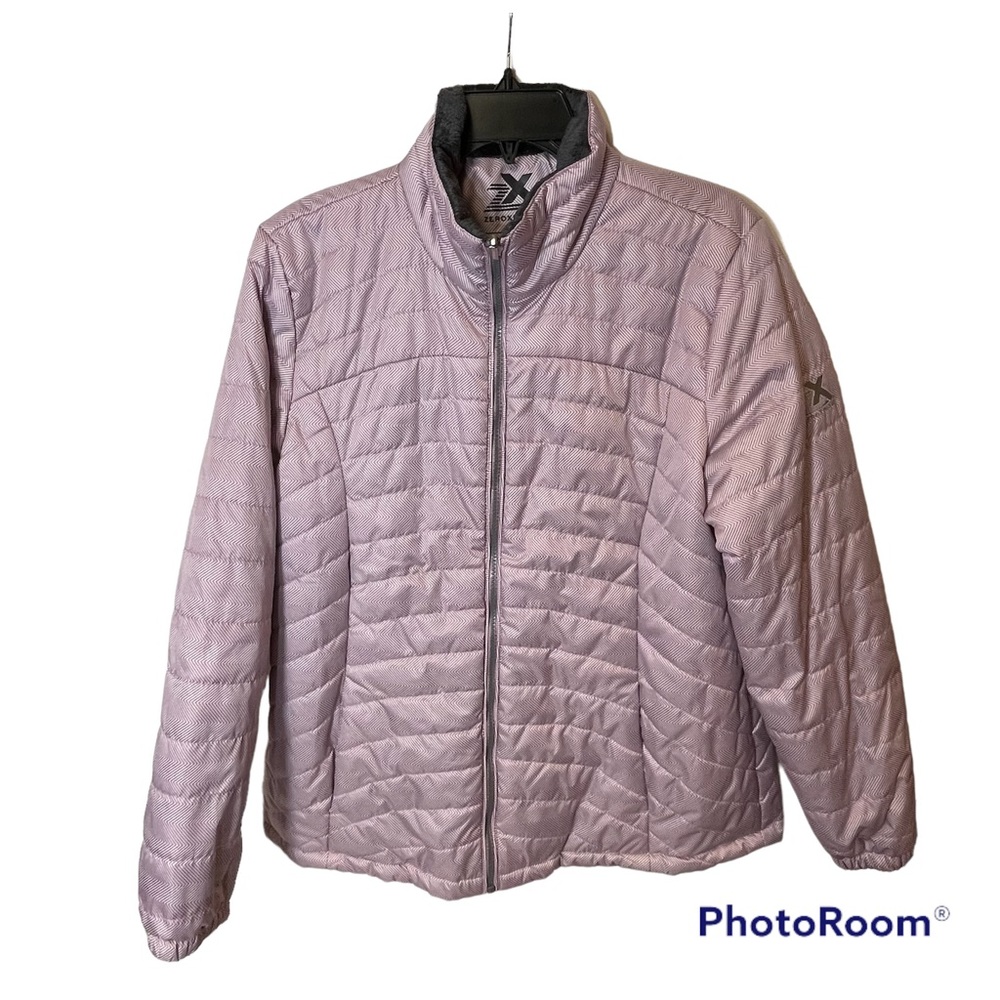 ZeroXposure Pink Quilted Puffer Jacket Size Large